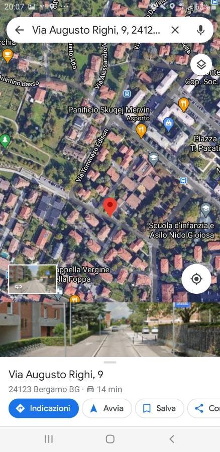 Villetta Rossini Appartamento Da Condividere Con Me Luciano Servizio Ospiti Taxi Driver Navetta No Wifi 2 Camera Da Letto Per 5 Persone Valbrembo Luaran gambar