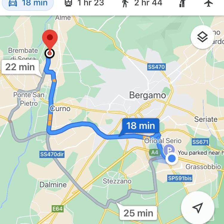 Villetta Rossini Appartamento Da Condividere Con Me Luciano Servizio Ospiti Taxi Driver Navetta No Wifi 2 Camera Da Letto Per 5 Persone Valbrembo Luaran gambar